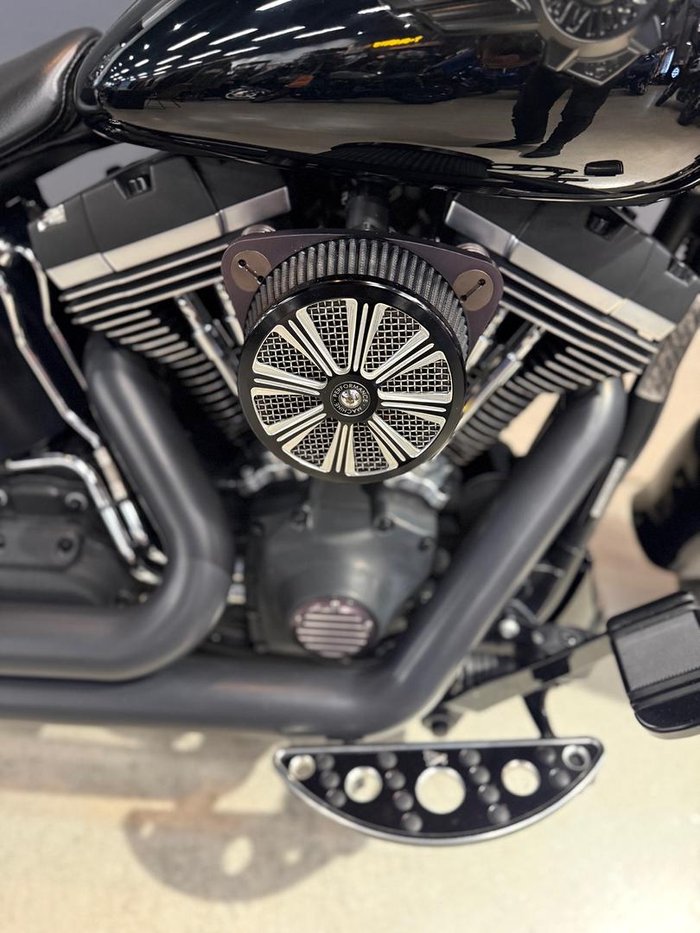 2009 Harley-Davidson Fat Boy Lo 1584 (FLSTFB) Softail Black