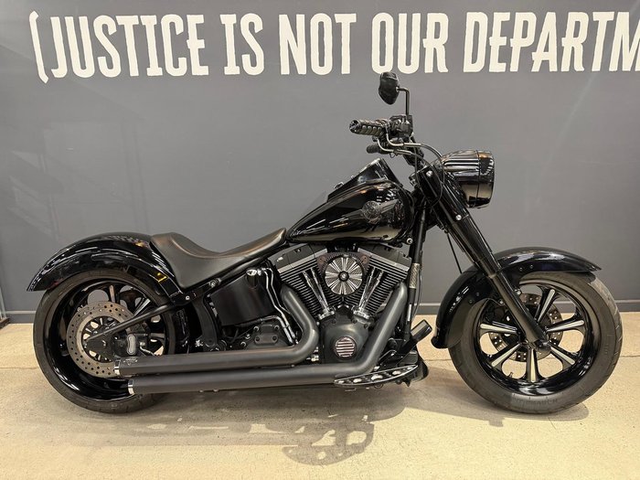 2009 Harley-Davidson Fat Boy Lo 1584 (FLSTFB) Softail Black