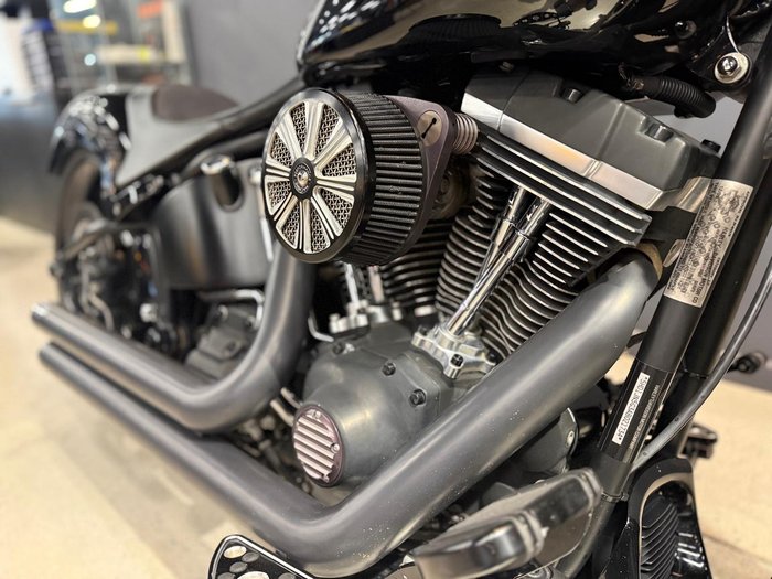 2009 Harley-Davidson Fat Boy Lo 1584 (FLSTFB) Softail Black