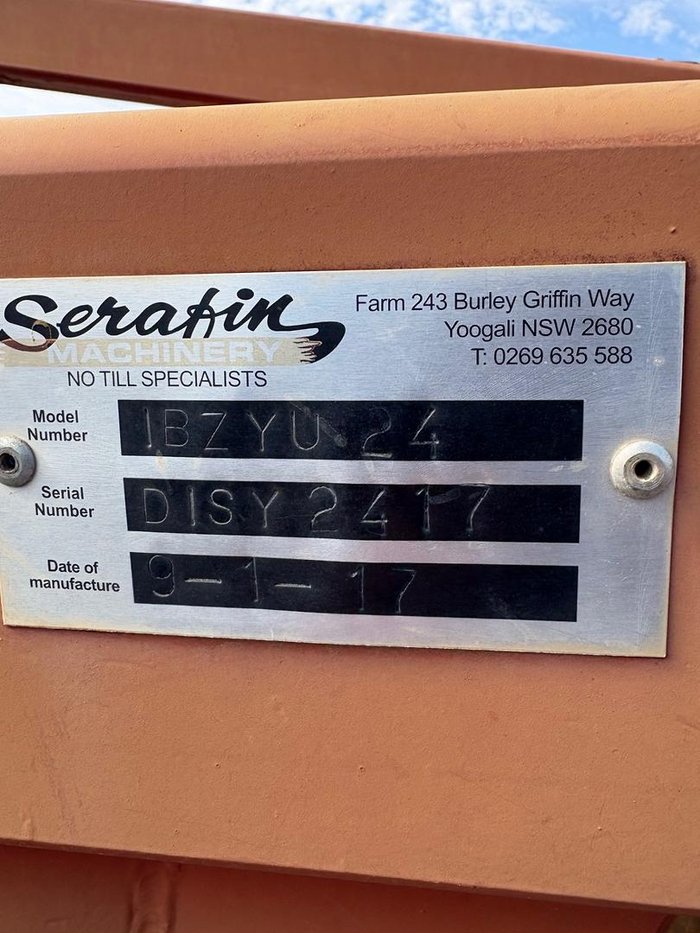 2017 Serafin Eco Classic 24 Plate Offset Disc Used