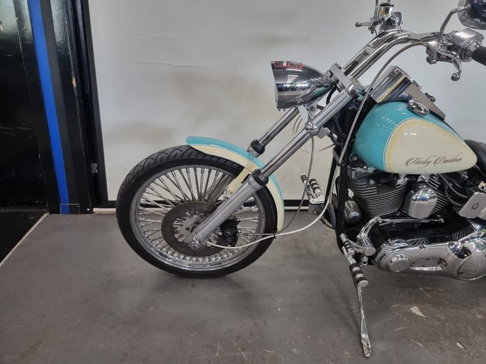 1996 Harley-davidson FXSTC SOFTAIL CUSTOM TURQUOISE BLUE
