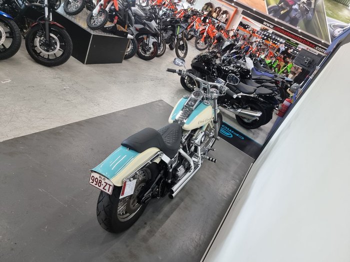 1996 Harley-davidson FXSTC SOFTAIL CUSTOM TURQUOISE BLUE