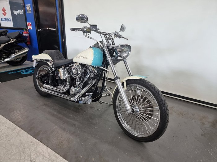 1996 Harley-davidson FXSTC SOFTAIL CUSTOM TURQUOISE BLUE