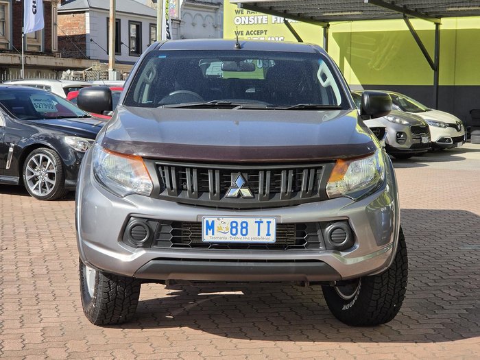2018 Mitsubishi Triton GLX+ MQ MY18 4X4 Dual Range Sterling Silver