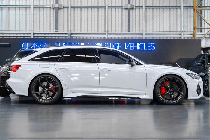 2023 Audi RS6 Performance C8 MY23 Four Wheel Drive Glacier White