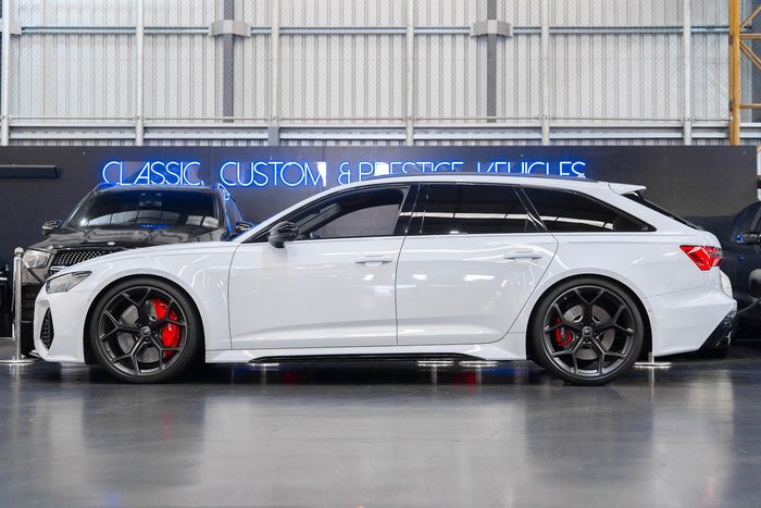 2023 Audi RS6 Performance C8 MY23 Four Wheel Drive Glacier White
