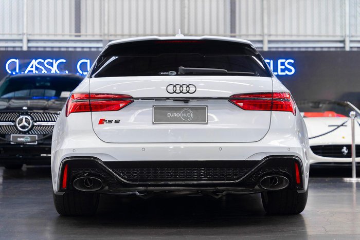 2023 Audi RS6 Performance C8 MY23 Four Wheel Drive Glacier White