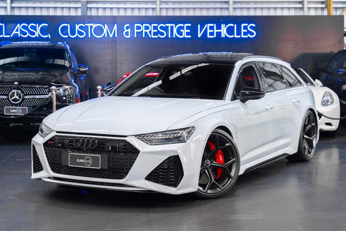 2023 Audi RS6 Performance C8 MY23 Four Wheel Drive Glacier White