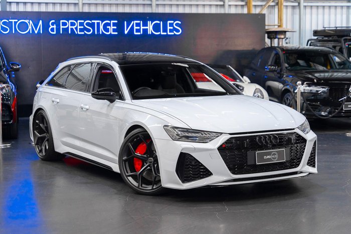 2023 Audi RS6 Performance C8 MY23 Four Wheel Drive Glacier White