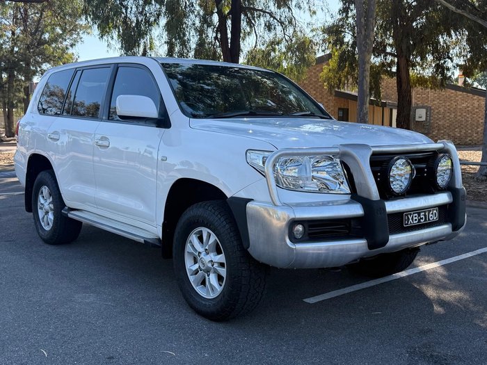 2008 Toyota Landcruiser GXL VDJ200R 4X4 Constant Glacier White
