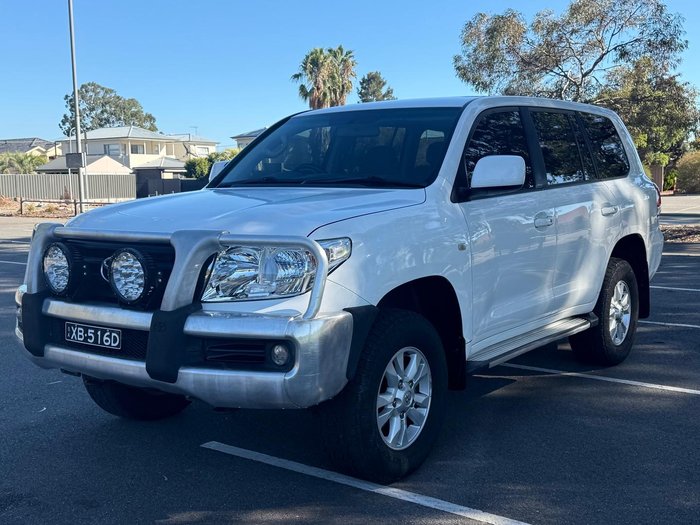 2008 Toyota Landcruiser GXL VDJ200R 4X4 Constant Glacier White
