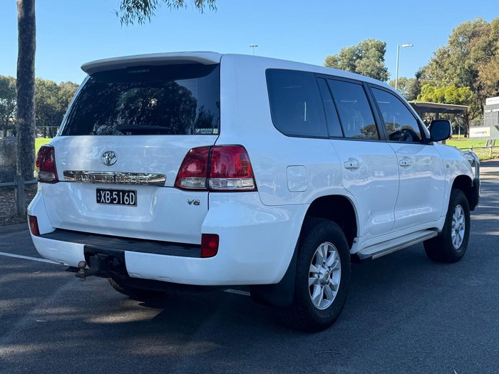 2008 Toyota Landcruiser GXL VDJ200R 4X4 Constant Glacier White
