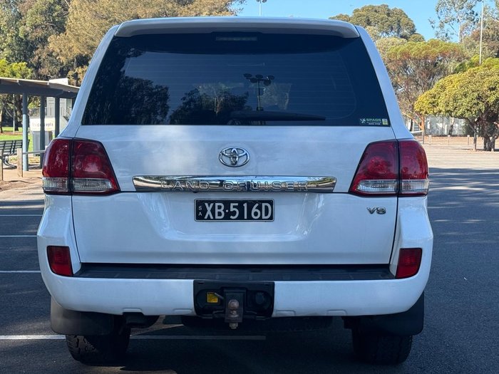 2008 Toyota Landcruiser GXL VDJ200R 4X4 Constant Glacier White