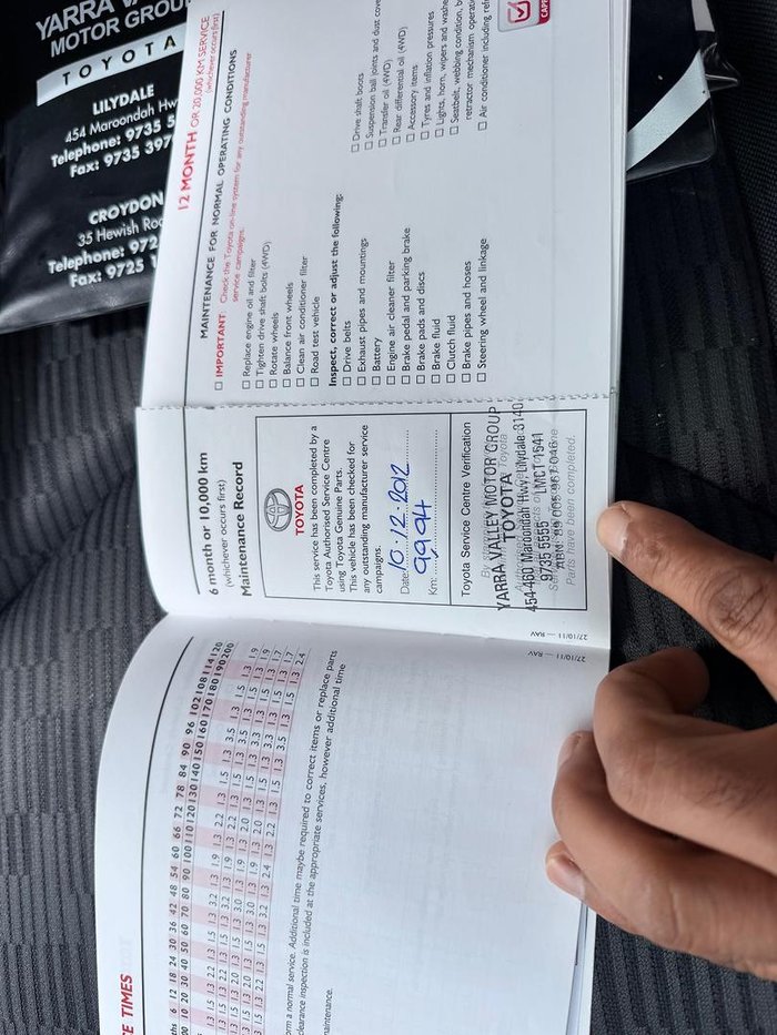 2012 Toyota RAV4 CV ACA38R MY12 4x2 Grey