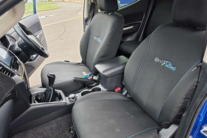 2022 Mitsubishi Triton GLS MR MY22.5 4X4 Dual Range Impulse Blue