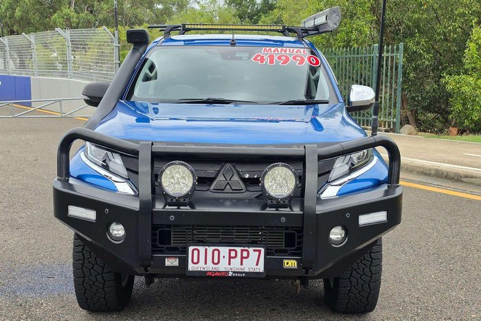 2022 Mitsubishi Triton GLS MR MY22.5 4X4 Dual Range Impulse Blue