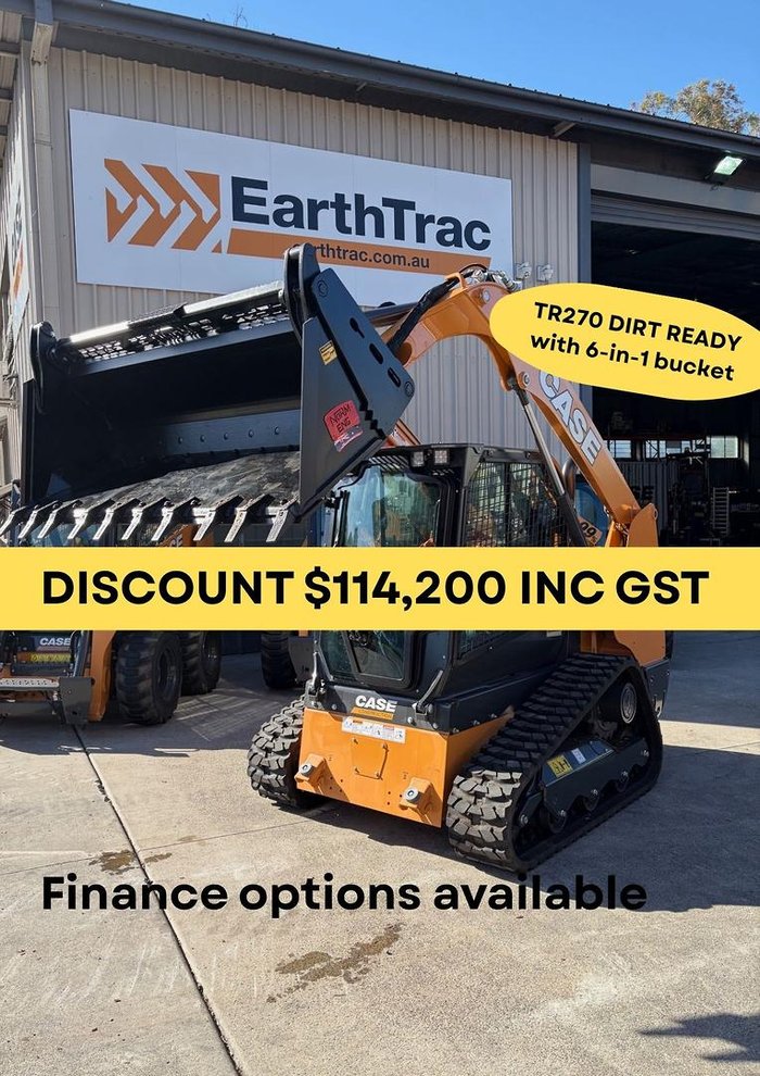 2025 Case CE Tr270b Compact Track Loader Orange