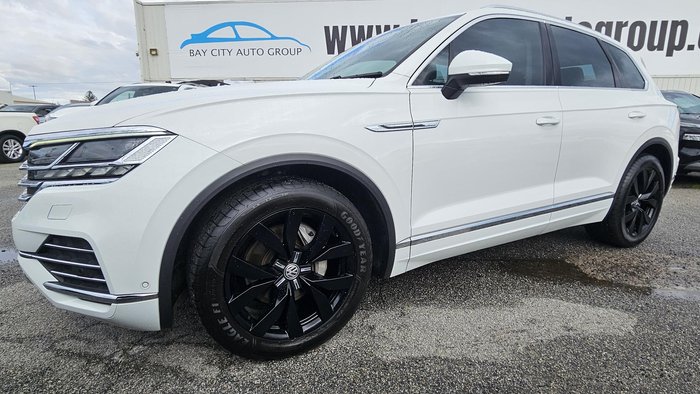 2020 Volkswagen Touareg 190TDI Premium CR MY20 Four Wheel Drive Pure White