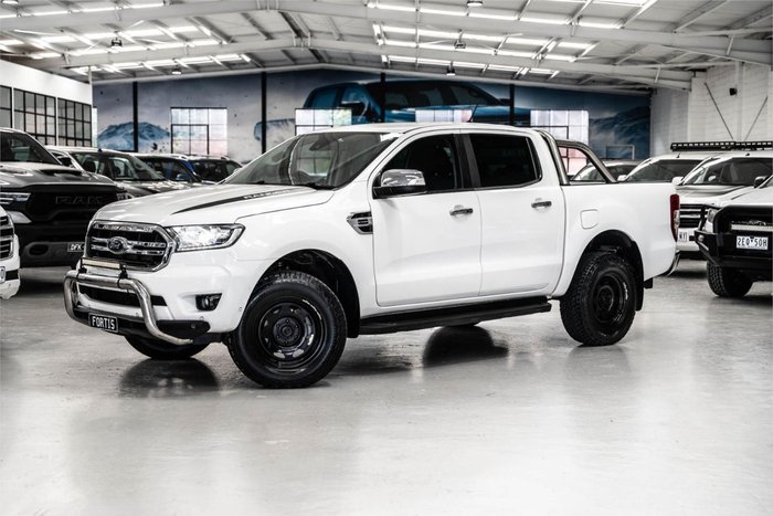 2019 Ford Ranger XLT PX MkIII MY19 4X4 Dual Range WHITE