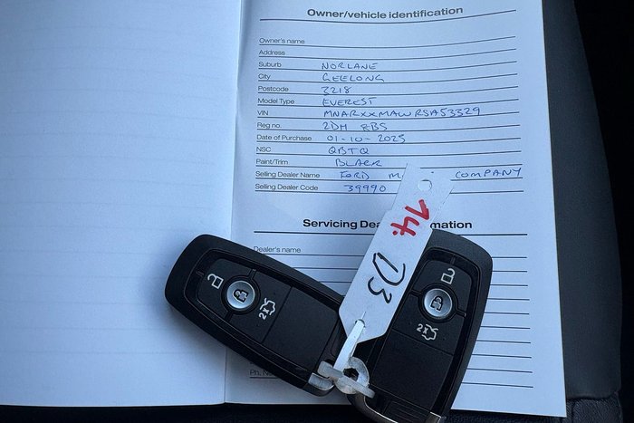 2025 Ford Everest Trend