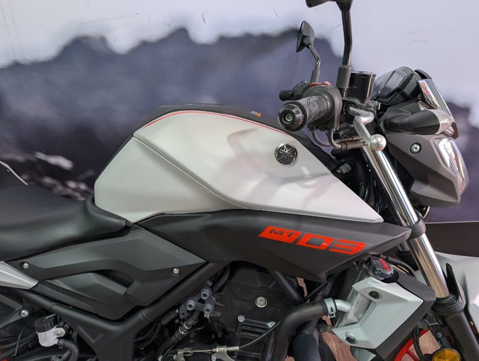 2019 Yamaha MT-03 (MT03LA) (ABS) WHITE
