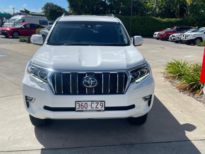 2021 Toyota Landcruiser Prado GXL GDJ150R 4X4 Dual Range Glacier White