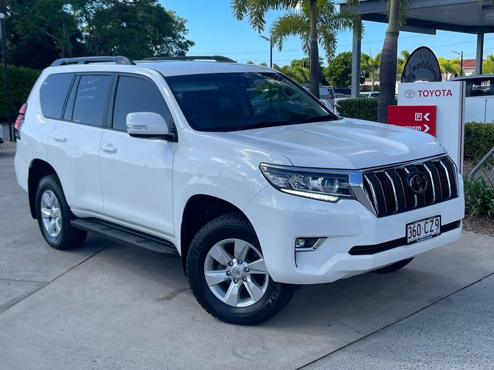 2021 Toyota Landcruiser Prado GXL GDJ150R 4X4 Dual Range Glacier White