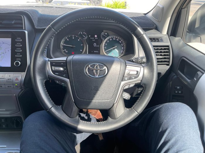 2021 Toyota Landcruiser Prado GXL GDJ150R 4X4 Dual Range Glacier White