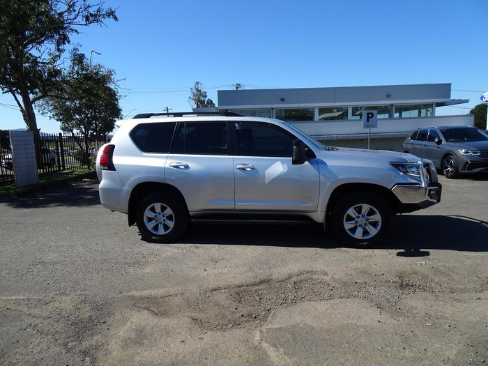 2018 Toyota Landcruiser Prado GXL GDJ150R 4X4 Dual Range Silver Pearl
