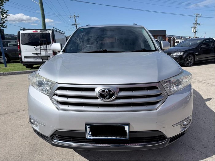 2012 Toyota Kluger Altitude GSU40R MY12 Silver Pearl