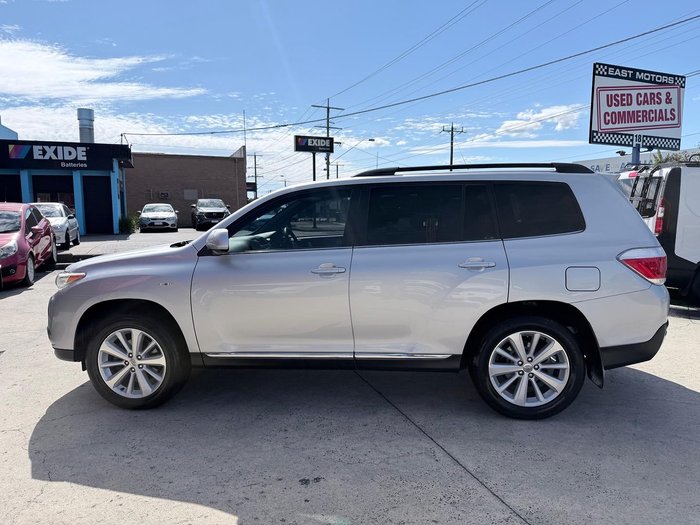 2012 Toyota Kluger Altitude GSU40R MY12 Silver Pearl