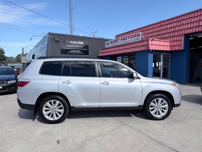 2012 Toyota Kluger Altitude GSU40R MY12 Silver Pearl
