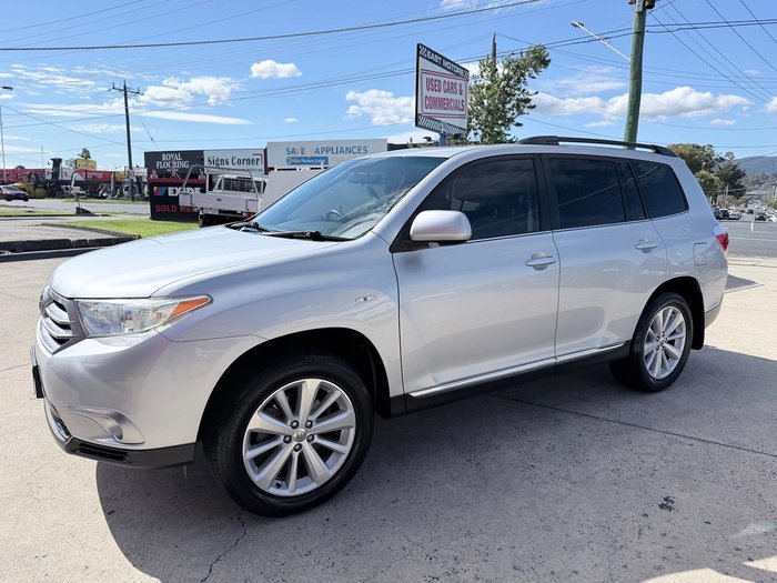 2012 Toyota Kluger Altitude GSU40R MY12 Silver Pearl