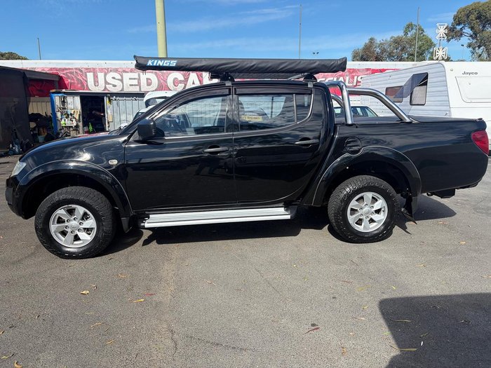 2014 Mitsubishi Triton GLX MN MY15 4X4 Dual Range Black