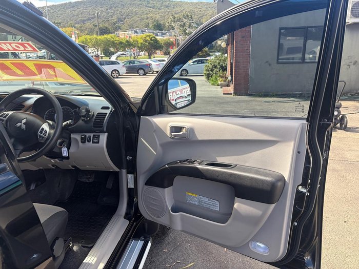 2014 Mitsubishi Triton GLX MN MY15 4X4 Dual Range Black