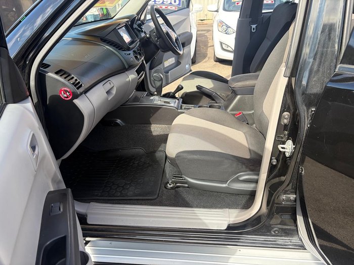 2014 Mitsubishi Triton GLX MN MY15 4X4 Dual Range Black