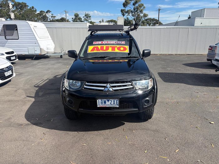 2014 Mitsubishi Triton GLX MN MY15 4X4 Dual Range Black