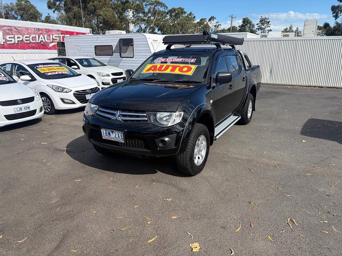 2014 Mitsubishi Triton GLX MN MY15 4X4 Dual Range Black