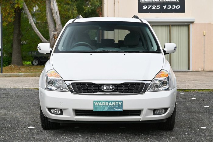 2012 Kia Grand Carnival Si VQ MY12 Clear White