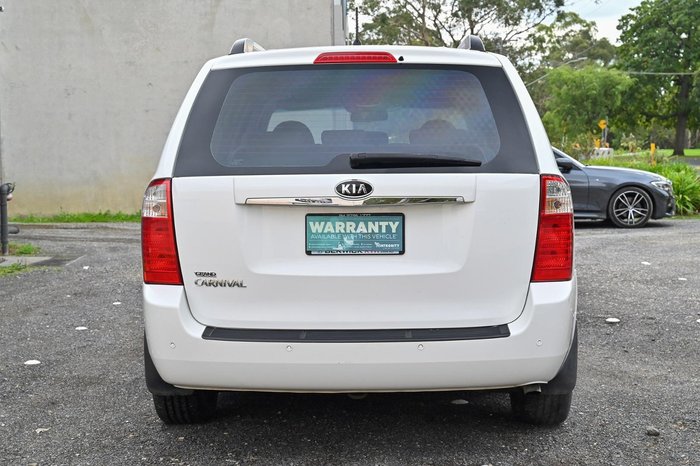 2012 Kia Grand Carnival Si VQ MY12 Clear White