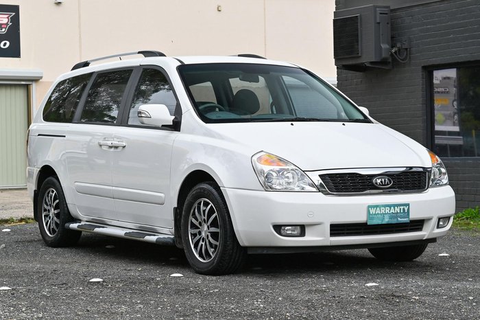 2012 Kia Grand Carnival Si VQ MY12 Clear White
