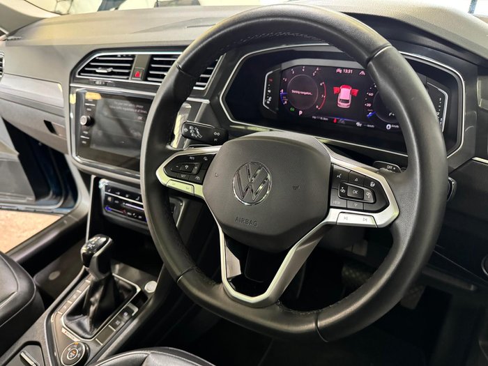 2022 Volkswagen Tiguan 132TSI Life 5N MY22 Four Wheel Drive Nightshade Blue