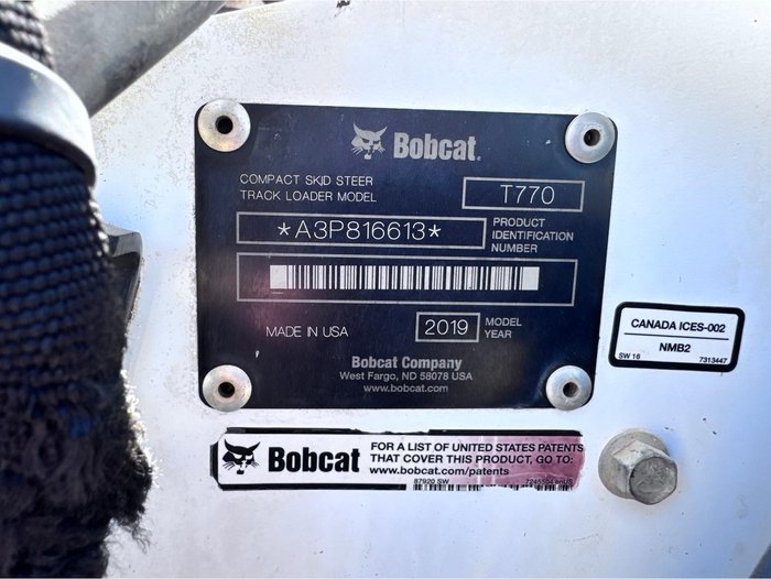 2019 Bobcat T770