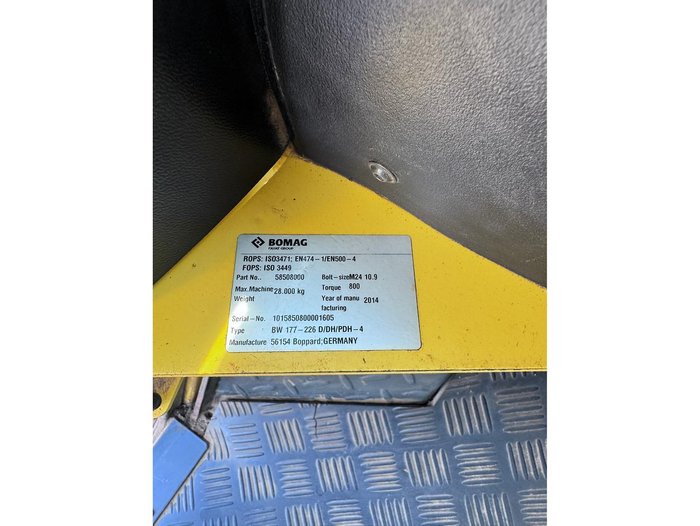 2014 BOMAG Bw211d4