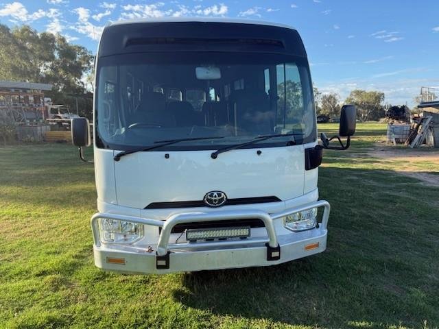 2018 Toyota Coaster WHITE