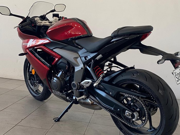 2024 Triumph Daytona 660 Daytona Red