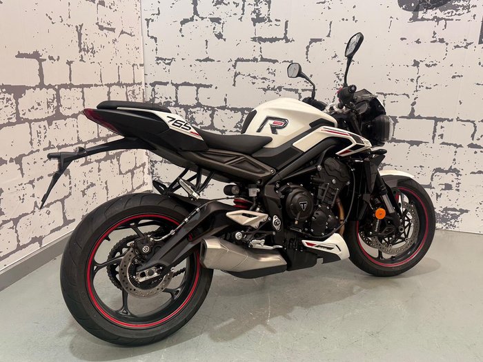 2024 Triumph Street Triple R 765 Street Triple White