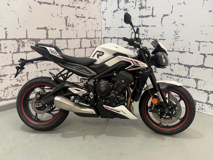2024 Triumph Street Triple R 765 Street Triple White