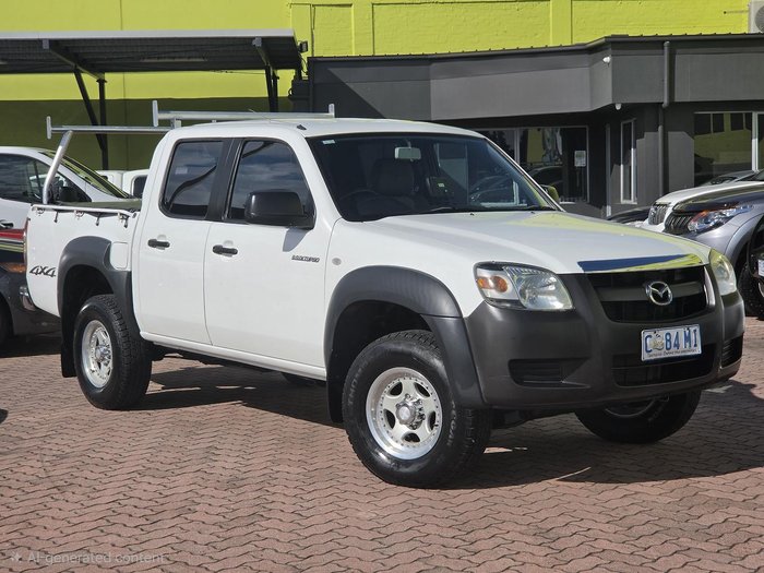 2007 Mazda BT-50 DX UN 4X4 Cool White