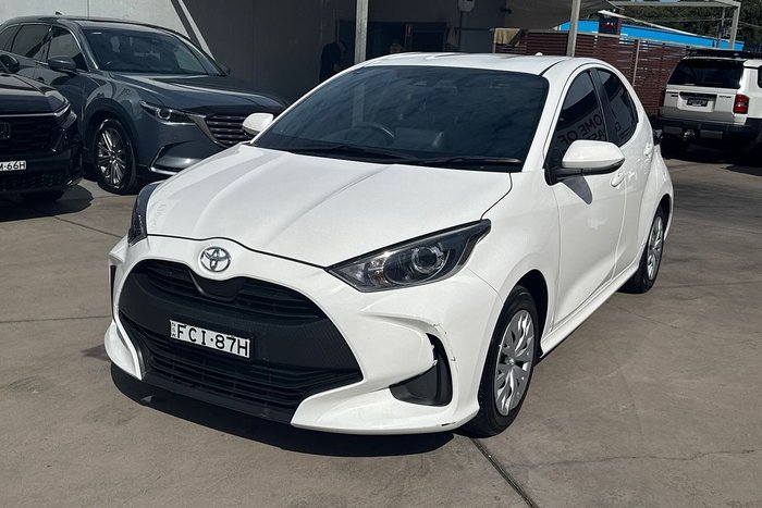 2023 Toyota Yaris Ascent Sport MXPA10R Glacier White
